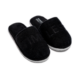 TIMELESS BLACK SLIPPERS