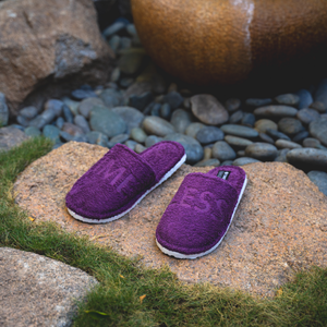 TIMELESS PURPLE SLIPPERS