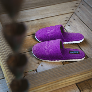 TIMELESS PURPLE SLIPPERS