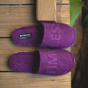 TIMELESS PURPLE SLIPPERS